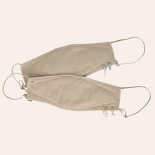 Load image into Gallery viewer, Etoile Silk-Lined Face Mask - Beige

